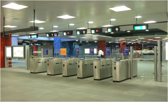 photo of ticket gates